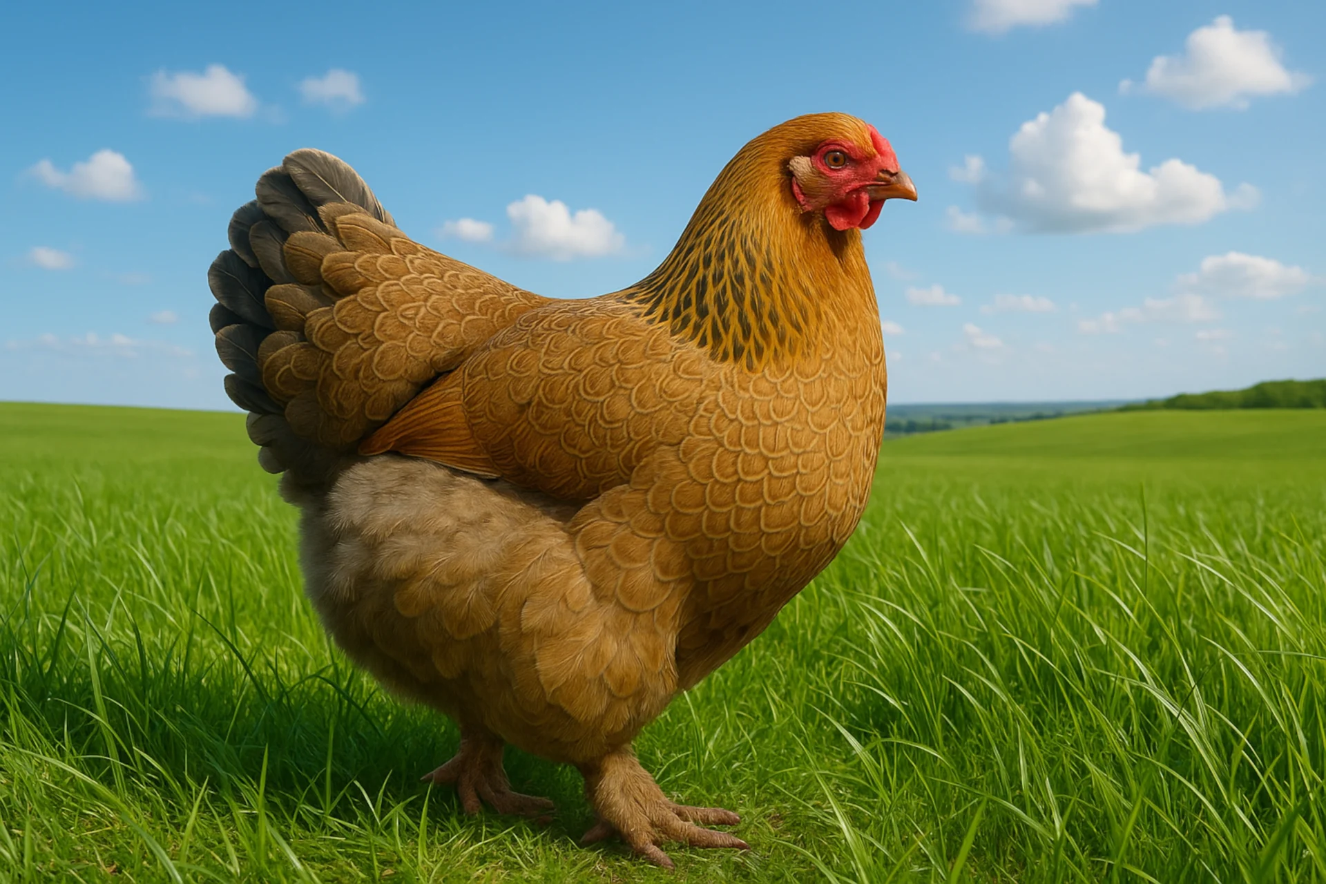 Brahma Henne Realismus Illustration